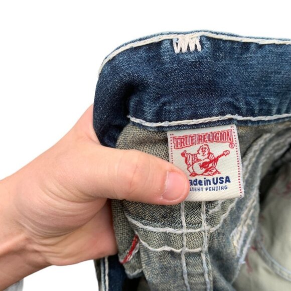 VINTAGE 2007 True Religion Jeans Size 34 BILLY SUPER T Blue - Picture 7 of 7